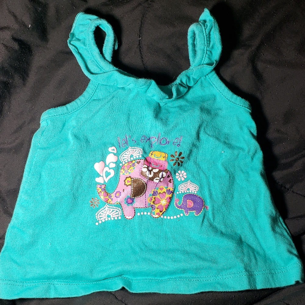 Wonderkids 12M Baby Girls Top "Let's Explore"